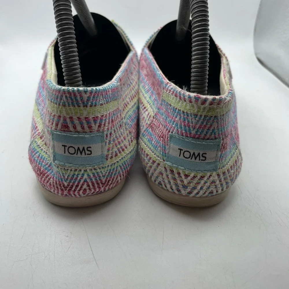 Toms Alpargata Colorful Women's Slip-On Shoes size 8